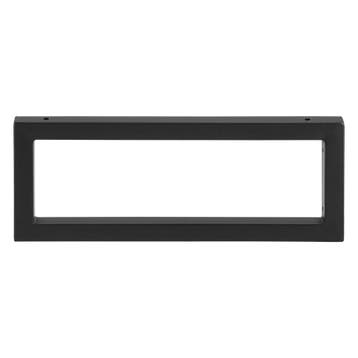 Ophangbeugel voor wastafelblad set van 2 zwart mat 50x20 cm, Verzenden, Nieuw