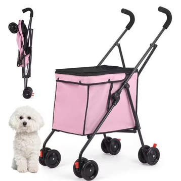 Opvouwbare Huisdierenwagen 4 Wiel Licht Wandelwagen, Verzenden, Nieuw