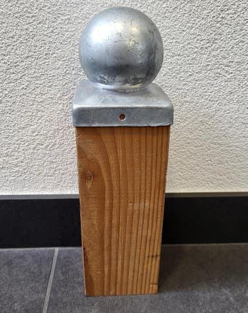 400 x Paalornament BOL 91 x 91mm Verzinkt, Ophalen, Minder dan 3 meter, Nieuw, Minder dan 1 meter