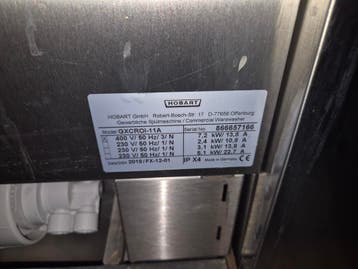 Hobart glazenspoelmachine ** online veiling **, Zakelijke goederen, Horeca | Keukenapparatuur, Gebruikt, Reinigen
