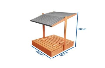 Speelzandbak met Dak | 140x140 | Laatste Stuks!, 100 tot 200 cm, Nieuw, Ophalen of Verzenden, 50 cm of meer