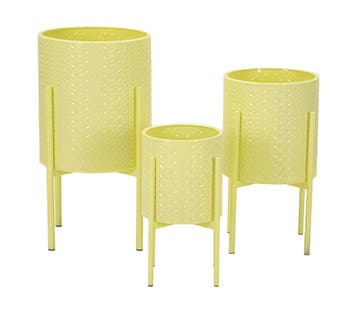VAASHOUDER IRIS SET 3 STUKS CM Ø 36X56,5-30X48,5-24X37,5, Ophalen of Verzenden, Nieuw