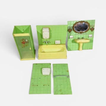 Galletti Galba - Speelgoed meubels Bagno - 1960-1970 -