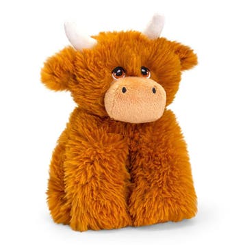 Keel Toys schotse hooglander knuffel - bruin - 20 cm, Verzenden, Nieuw