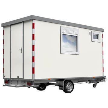 Harmsen Schaftwagen met berging en toilet - 4 meter, Ophalen of Verzenden
