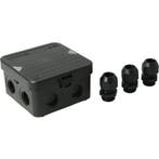 Attema Kabeldoos AK1 zwart IP65 + 3 wartels M20, Ophalen of Verzenden, Nieuw