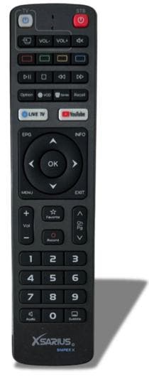 Xsarius Sniper X & Sniper V Sniper HD+ extra afstandsbedi..., Verzenden, Nieuw