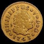 Spanje. Felipe V. 1/2 Escudo 1743 - Madrid JA