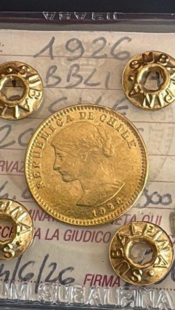 Chili. 20 Pesos 1926