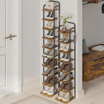 Verticale Schoenendrager Hout - Stijlvolle Schoenen Organize, Verzenden, Nieuw