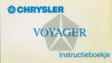 1992 Chrysler Voyager Boordmap Nederlandstalig, Verzenden