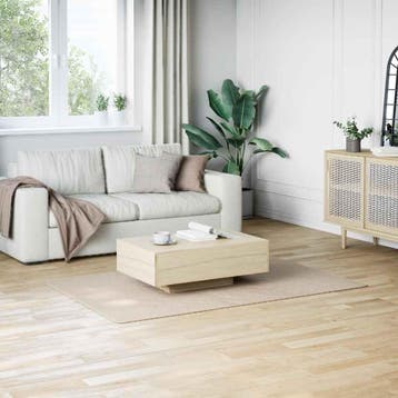 vidaXL Vloerkleed shaggy beige 120x183 cm polyester, Verzenden, Nieuw, Beige
