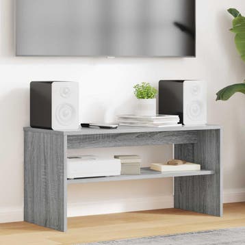 vidaXL TV-kast 80 x 35 x 40 cm Grijs Sonoma Bewerkt hout, Minder dan 50 cm, Verzenden, Nieuw, Minder dan 100 cm
