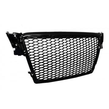 Grill Audi A4 B8 (2007-2012) RS Design Piano Black, Ophalen of Verzenden, Nieuw