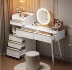 Kaptafel met LED-verlichting en 6 lades – uitschuifbaar, Verzenden, Nieuw