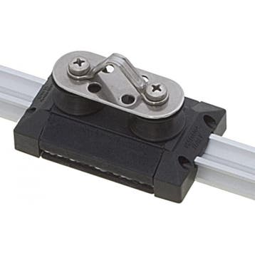 Viadana Slede met 2 Schijven voor 19x13,4mm Rail, Watersport en Boten, Accessoires en Onderhoud, Ophalen of Verzenden, Nieuw