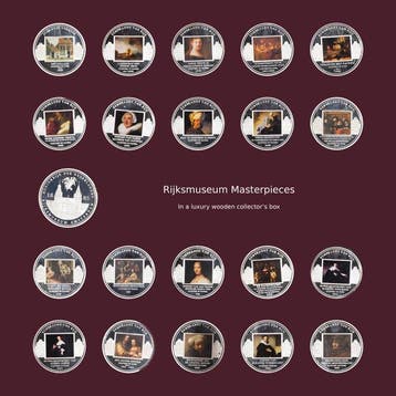 Nederland. 20 medals - Rijksmuseum masterpieces by Rembrandt