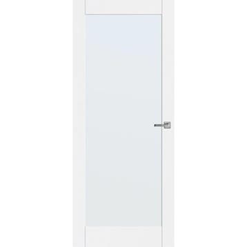 Cando binnendeur Chelsea 93x211,5 (Wit, Matglas), Doe-het-zelf en Verbouw, Deuren en Horren, 80 tot 100 cm, Binnendeur, Nieuw