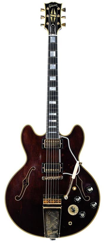 Gibson B.B. King Rumble in the Jungle ES355 Walnut 2024, Ophalen of Verzenden, Zo goed als nieuw, Hollow body, Gibson