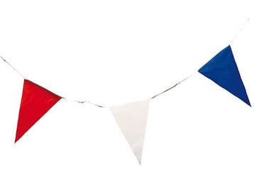 Vlaggenlijn Holland rood/wit/blauw, Ophalen of Verzenden, Nieuw