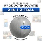 2dekans | Backerz Zitbal 75 CM - Zitballen met Hoes Linnen -, Huis en Inrichting, Ophalen of Verzenden, Zo goed als nieuw