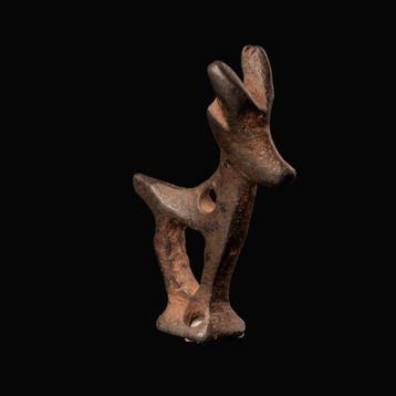 Bronstijd Brons Hertenbeeld / amulet (Zonder minimumprijs)