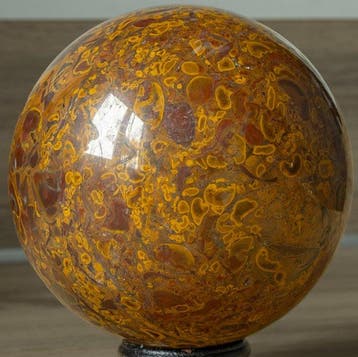 Fruit Jasper - Hoogte: 11 cm - Breedte: 11 cm- 2003 g