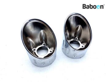 Uitlaatdemperset Origineel BMW R 18 B End Caps. New take off, Verzenden, Gebruikt