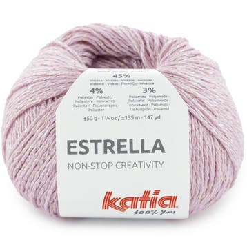 Katia Estrella - 66 Roze - Katoen/Viscose Fantasiegaren me, Ophalen of Verzenden, Nieuw