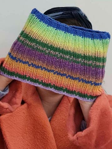 Breipatroon Unisex Col voor beginners in Lang Yarns Merino, Hobby en Vrije tijd, Breien en Haken, Ophalen of Verzenden, Nieuw