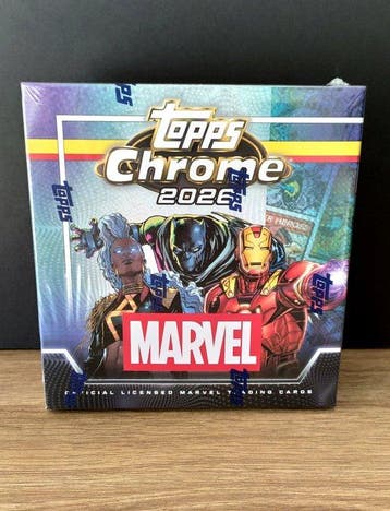 Topps Chrome Marvel Mega Box - 1 Sealed box, Nieuw