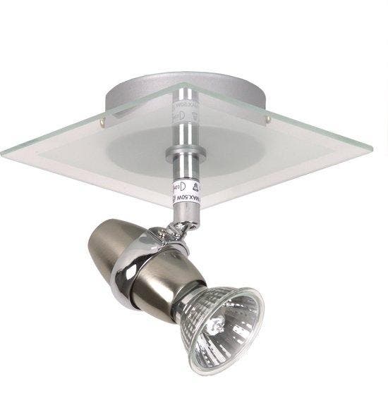 Lucide Jeo - Spotjes - Rechthoekig - 1 Lichts - Mat chroom, Antiek en Kunst, Antiek | Lampen, Verzenden