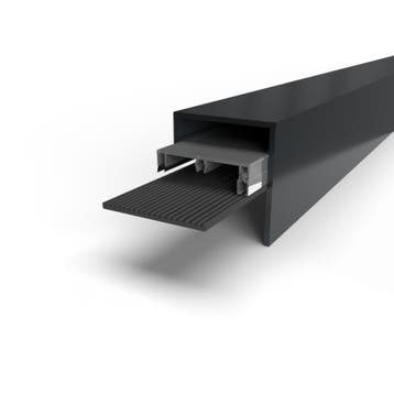 Profielset zijkant: klemprofiel met beglazingsrubber afdekka, Ophalen of Verzenden, Nieuw