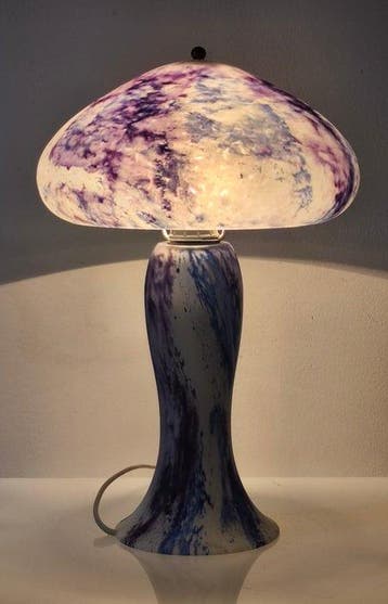 Lamp - Glas - Champignonlamp