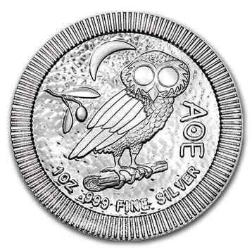 Niue Athenian Owl 1 oz 2017, Verzenden, Munten