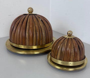 Gabriella Crespi - Tafelmiddenstuk - Bamboe, Messing - Een