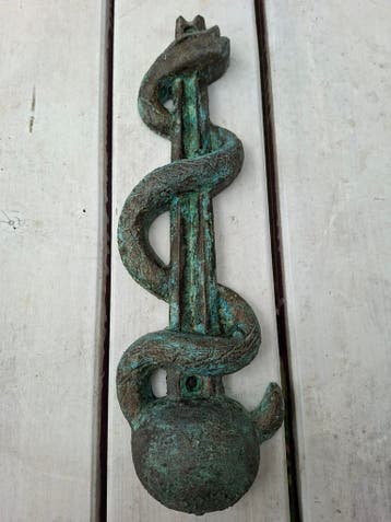 Esculaap Wim Bartels, Antiek en Kunst, Ophalen of Verzenden, Brons