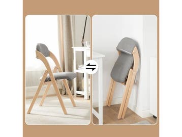 SoBuy FST92-Nx2 - Klapstoel Set van 2 - Ergonomisch met, Verzenden, Nieuw