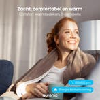 2dekans | Auronic Elektrische Deken - Warmtedeken - Sherpa, Huis en Inrichting, Woonaccessoires | Plaids en Woondekens, Ophalen of Verzenden