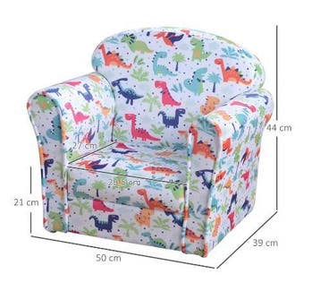 Comfortabele Kinderstoel Met Dino Print Vanaf 18 Maanden, Verzenden, Nieuw