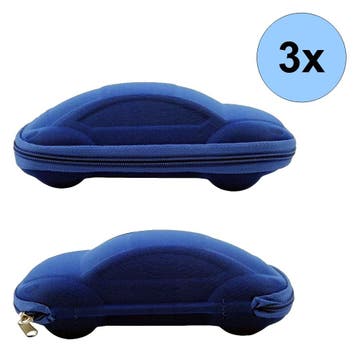 Fako Bijoux - Brillenkoker - Auto - EVA - Met Rits - Nylon -, Verzenden, Nieuw