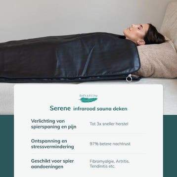 2dekans | Soft & Silky - ComfortFlow Infrarood Deken - 35, Diversen, Ophalen of Verzenden, Zo goed als nieuw