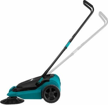 2dekans | VONROC Veegmachine – 65cm veegbreedte – 18 liter, Ophalen of Verzenden, Zo goed als nieuw