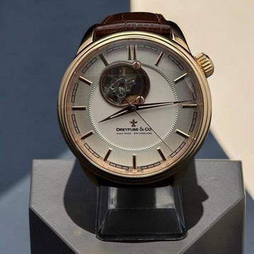 Dreyfuss & Co. - Seafarer Open Heart - Heren - 2000-2010, Sieraden, Tassen en Uiterlijk, Horloges | Heren, Nieuw