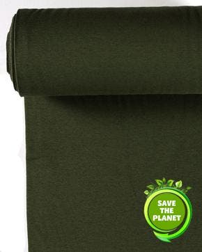 Boordstof Donkergoen 100% gerecycled, Nieuw, Overige kleuren