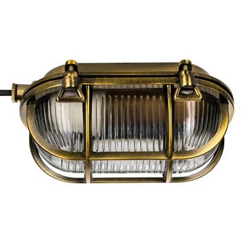 Bailey Scheepslamp Ahoi E27 Alu Brons Ovaal IP64, Ophalen of Verzenden, Nieuw