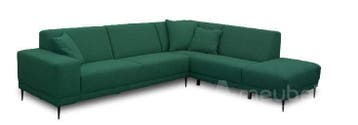 Hoekbank Mijdrecht - hoekbanken - Groen, Nieuw, 150 cm of meer, Leer, 250 tot 300 cm