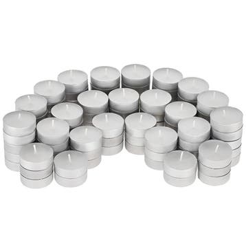 Merkloos Theelichtjes 120 Stuks - Geurloos, Verzenden, Nieuw