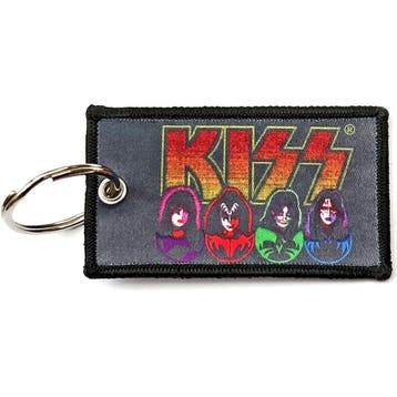 KISS Faces + Icons Patch Sleutelhanger officiële merchandise, Ophalen of Verzenden, Nieuw, Gebruiksvoorwerp