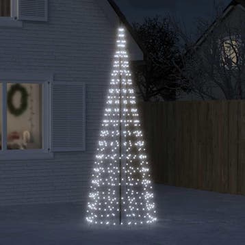 vidaXL LED-kerstboom 550 LEDs koud wit 300 cm, Diversen, Kerst, Verzenden, Nieuw